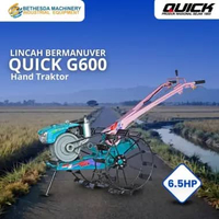 Quick Hand Traktor G600 Mesin Bajak Sawah 6.5 HP / 6.5 PK