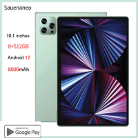 [Sauenaneo] 2024 New Android Tablet 8GB RAM 512GB ROM octa Core Dual Camera Android 12.0 PC Tablet 8000mAh Android 12.0