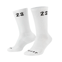 Nike 襪子 Jordan Essentials Crew Socks 男女款 白 長襪 高筒 針織 三雙入 DA5718-100