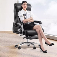 Boss's chair, home computer chair, can lie down in office, study chair