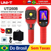 UNI-T UTi260B Infrared Thermal Imager 256 x192 Industrial Handheld Testing Thermometer For Repaire Floor Heating Thermal Camera