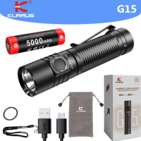 Klarus G15 V2 XHP 70 LED Flashlight 4200LM USB Rechargeable 21700 5000mal Battery compact ultra-outp