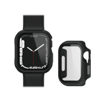 【OtterBox】Apple Watch S9 / S8 / S7 41mm Eclipse 高透防護玻璃錶殼(黑色)