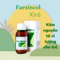 Xirô Farzincol bổ sung kẽm nguyên tố vi lượng  lọ 90ML