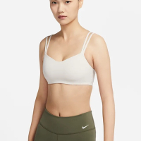 Nike Dri-FIT Alate 低強度 女運動內衣-白-DO6609104