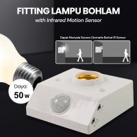 New Mayitr Fitting Lampu Bohlam with Infrared Motion Sensor 240V 50W E27 - APH820 Premium