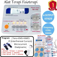 Alat Terapi Fisioterapi TENS EMS NMES IFC 4 Channel + pen elecroda