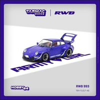 TARMAC WORKS Porsche RWB 993 Army Girl Blue