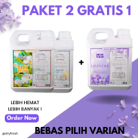 BUY 2 GET 1 PELICIN SETRIKA LAUNDRY PENGHARUM LAUNDRY PREMIUM AROMA FLORAL Cairan pewangi strika lau