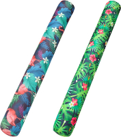 FindUWill Inflatable Swim Pool Noodles 2 Pack Soft Fabric Covered Large Swim Noodles Premium Buoyanc