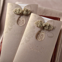 請柬喜帖 婚禮請帖結婚請帖2022婚禮請柬創意高級感簡約大氣中式