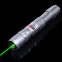 Powerful 300000m 532nm Green Laser Sight laser pointer Powerful Adjustable Focus Lazer with laser pen Head Burning Match