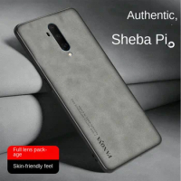 OnePlus 7T Pro HD1911 HD1913 Case PU Leather Surface Hard PC Back Cover Shockproof Phone Case for Oneplus 7T Pro 7TPro HD1910