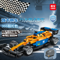 2024新款F1方程跑車模型汽車賽車拼裝積木玩具8-12歲男小顆粒禮物-朵朵雜貨店