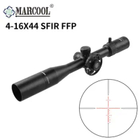 Marcool 4-16X44 SFIR FFP Riflescope for Hunting Tactical Turrets Optical Fast Focus Rifle Scope Glass Reticle Sniper Sight