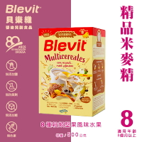 貝康生技｜Blevit貝樂維副食品 全新包裝 配方 8種榖類堅果風味水果麥精 寶寶嬰幼兒副食品 精品米麥精 營養健康