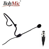 Bolymic PRO Headset microphone for shure TA4F 4 Pin XLR wireless microphone
