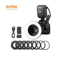 Godox MF-R76 RING76 5000K Macro LED Ring Light Speedlite Flash Light for Sony Canon Nikon Camera 5D 6D 7D 60D 70D 80D D850 A7MIV