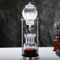 500ml Cold Brew Coffee Pot Set Drip Filter Ecocoffee Iced Tools Barista Hand-made Glass Coffee Maker Household Pour over Kettle