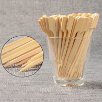 (Hot ) 100Pcs Disposable Bamboo Sticks Barbecue Tools Natural BBQ Bamboo Skewers Camping Party For