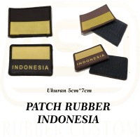Patch Rubber / emblem / Logo bendera merah putih Pramuka Besar