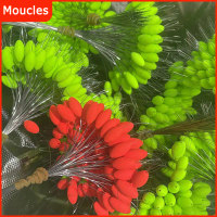 100pcs Foam Line Line Line kumpulan Float Space Beans Stopper Untuk Laut Carp Fly Fishing Bait alat 