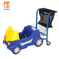 supermarket kids plastic shopping trolley with Ipad holder