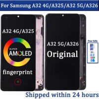 AMOLED For Samsung A32 4G LCD A325 SM-A325M Display Touch Screen Replacement For Samsung A32 5G Disp