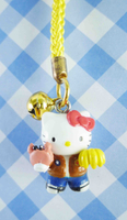 【震撼精品百貨】Hello Kitty 凱蒂貓~限定版手機吊飾-東京(香蕉)