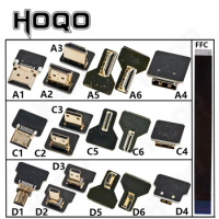 HDMI-Compatible FFC flexible flat cable fpv 90 degree Micro HD Male to Female Mini hdmi-compatible fpv 5cm-1m flexible flat cabo