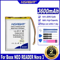 HSABAT NEO READER Nova 3 3600mAh Battery for Boox NEO READER Nova 3 Nova3 Batteries