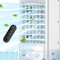 Portable Air Conditioner 3-in-1 Evaporative Air Cooler with Humidifier Suitable for Room Home Office Indoor Evaporative Cooler