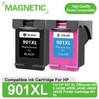 Magnetic Compatible Ink Cartridges For HP901 For HP 901 XL OfficeJet 4500 J4580 J4550 J4540 J4680 J4535 Printer Cartridge 901XL