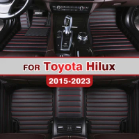 Car floor mats for Toyota HILUX 2015 2016-2023 17 18 19 20 21 22 Custom auto foot Pads automobile interior accessories