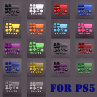 18Color red black blue white Transparent Game Controller Button Keys Handle Cap Cover for Sony for PS5 Game Console Accessories