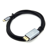 1.8M USB C to DisplayPort 8K 120Hz Type-C to Cable 1.4 Adapter Expand Monitor