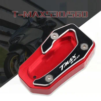 For YAMAHA For Tmax Tech Max T-MAX TMAX 560 TMAX560 2019-2023 CNC Kickstand Foot Side Stand Extension Pad Support Plate Enlarge