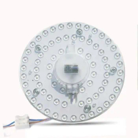 12W 18W 24W LED Panel Light SMD 2835 Module Lamp Energy Saving 220V LED Round Ceiling Lamp Board Light Indoor Wall Lamp Lighting