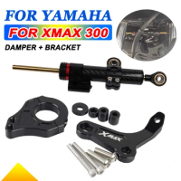 Steering Damper Stabilizer Mount Bracket For YAMAHA XMAX300 XMAX 300 2017 2018 2019 2020 2021 2022 2023 Motorcycle Accessories