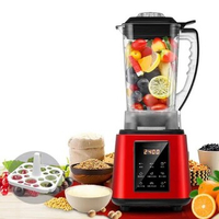 BPA Free Heavy Duty Commercial 2L Fruit Blender Mixer Automatic Heating Food Processor Ice Smoothie Crusher With Cookie Rack