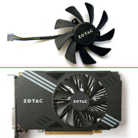 DIY 85mm 40mm T129215SH 4Pin PC Cooling Fan For ZOTAC N1060IXOC 6GD GTX 1060 3GB Mini GPU Cooler Fans Replacement T129215SU