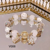 Vòng tay pha Lê nữ xinh xắn V006