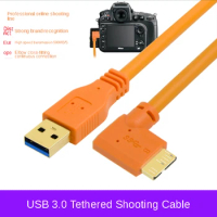 For Canon eos 5d4 1DX2 camera connected to Type-c computer Micro-b data cable 7d2 For Nikon D800E/D850 online shooting line
