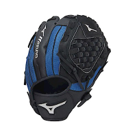 Mizuno [312795] 兒童 守備手套 少年手套 壘球 棒球 內野 外野 球擋 Tartan 10.5吋 藍黑