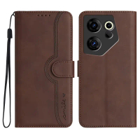 Sarung Telefon Dompet, Reka Bentuk Senyuman Flip Fesyen, Serasi dengan Tecno Camon 20 / 2 0 Pro 4G 2