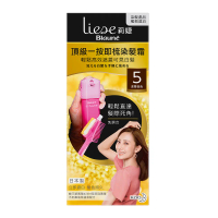 【莉婕】頂級一按即梳染髮霜 (7款任選)#5深栗棕色-5深栗棕色