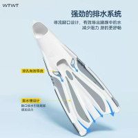 Up New  Diving Long Fins Swimming Diving Fins Snorkeling Fins Freediving Snorkeling Gear Professiona