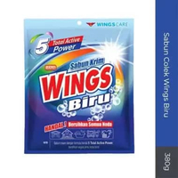 Wings Biru Sabun Krim Detergent 900k 380gr