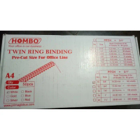 Spiral Kawat A4 5/16\ (twin ring binding) HOMBO murah ( Dus )"