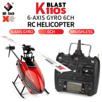 RC Wltoys XK K110S 6CH 3D 6G System Remote Control Toy Brushless Motor 2.4G RC Helicopter BNF/RTF Compatible With FUTABA S-FHSS
